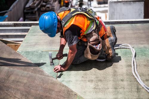 worker who learned about mental health in the construction industry
