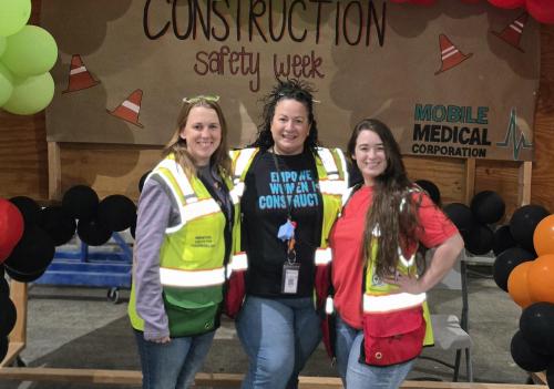 Physical therapist Shelby L. at Construction Safety Week