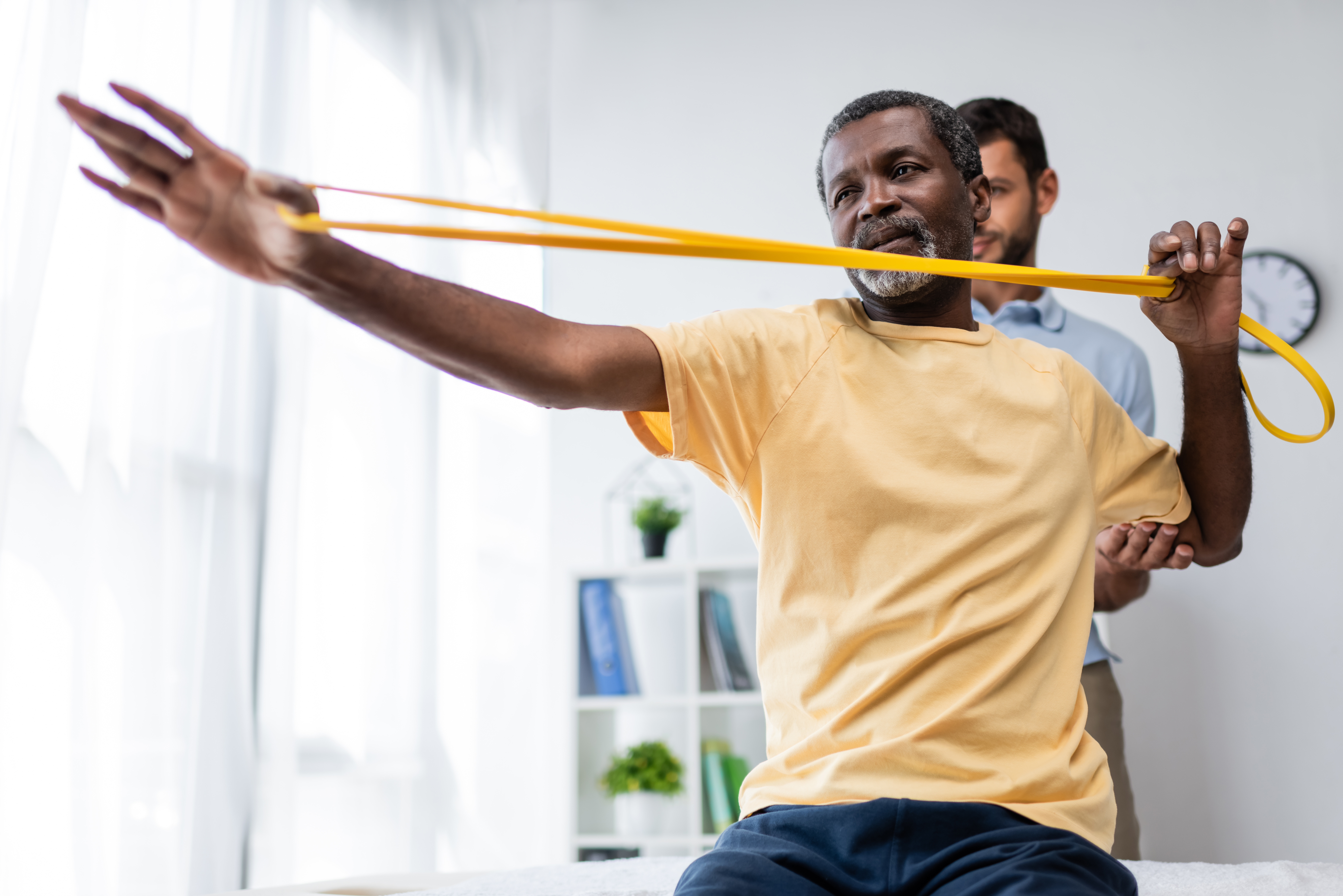 physical therapy at on-site medical clinic